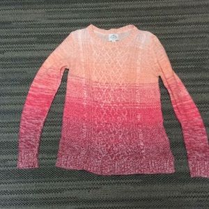 Pink ombré sweater